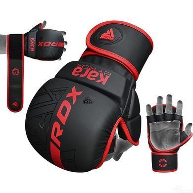 Перчатки ММА RDX F6 KARA Matte Red Plus L/XL