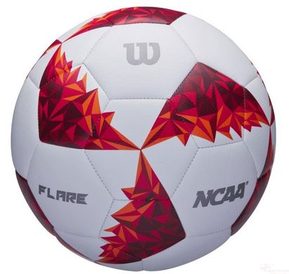 М'яч футбольний Wilson NCAA Flare wh/rd р.5