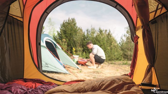 Гриль вугільний Easy Camp Adventure Grill Orange (680194)