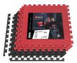 Mat-puzzle Hop-Sport EVA 1cm HS-A010PM - 6 parts black-red