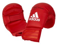 Перчатки для карате WKF красный ADIDAS 661.22 - XS