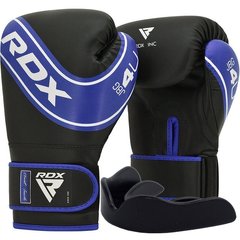 Боксерські рукавиці RDX 4B Robo Kids Blue/Black 6 унцій (капа в комплекті)