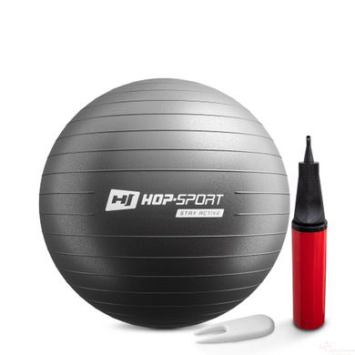 Fitball Hop-Sport 55 cm black + pump 2020