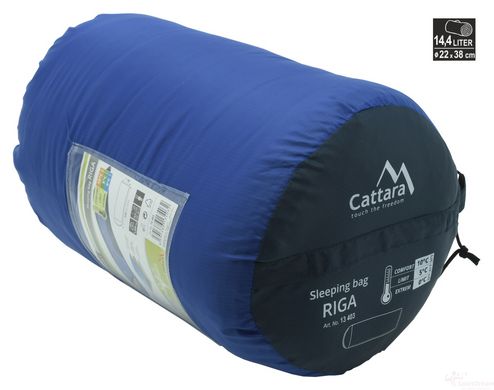 Спальний мішок (спальник) CATTARA "RIGA" 13403 cиній 0-10°C