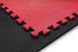 Mat-puzzle Hop-Sport EVA 1cm HS-A010PM - 6 parts black-red