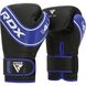 Боксерские перчатки RDX 4B Robo Kids Blue/Black 6 унций (капа в комплекте)