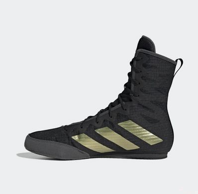 Взуття для боксу (боксерки) Box Hog 4 чорний/золотий ADIDAS GZ6116 розмір 38 UK 6