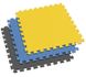 Мат-пазл Hop-Sport EVA 1см HS-A010PM - 9 частин сірий/синій/жовтий (5902308224407)