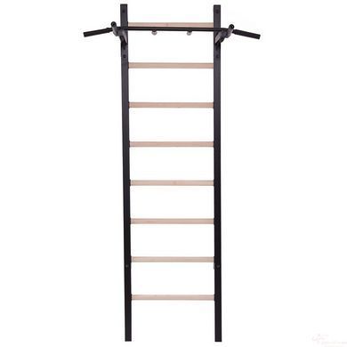 Шведская стенка Ладас Master Wood PRO черный + Бесплатная доставка