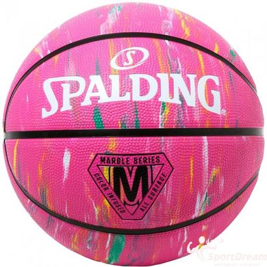 М'яч баскетбольний 5 Spalding Marble Series 84417Z для вулиці