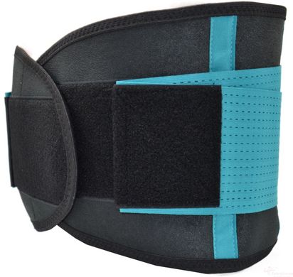 Пояс компресійний MadMax MFA-277 Slimming belt Black/turquoise S