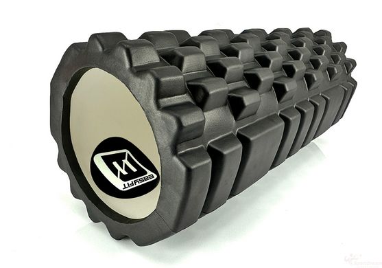 Massage roller EasyFit Grid Roller 33 cm v.1.1 Black