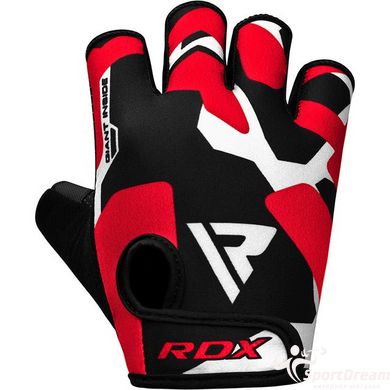 Рукавички для фітнесу RDX F6 Sumblimation Red S