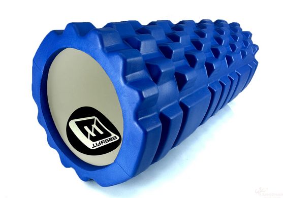 Massage roller EasyFit Grid Roller 33 cm v.1.1 Blue