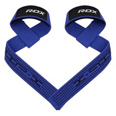 Лямки для тяги RDX S4 Gym Cotton Gel Straps Black Plus