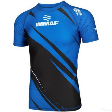 Рашгард для ММА Green Hill RASH GUARD RGI-4021 IMMAF синій S, S