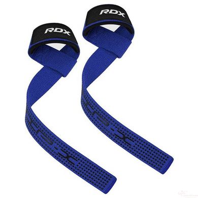 Лямки для тяги RDX S4 Gym Cotton Gel Straps Black Plus