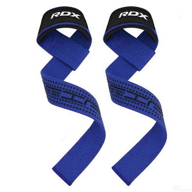 Лямки для тяги RDX S4 Gym Cotton Gel Straps Black Plus