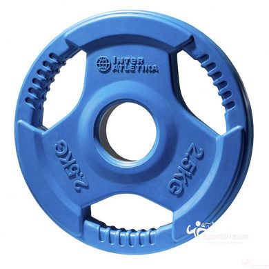 Disk rubber 2.5 kg Color with intertatletika lcah044-m handles