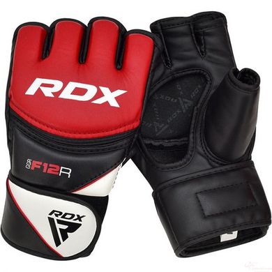 Перчатки для ММА RDX F12 GGRF Red S (капа в комплекте)