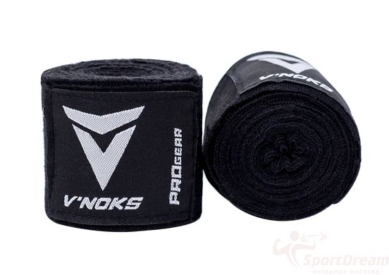 Бинти боксерські V`Noks 4,5m Black