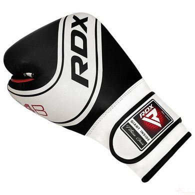 Боксерские перчатки RDX 4B Robo Kids White/Black 6 унций (капа в комплекте)