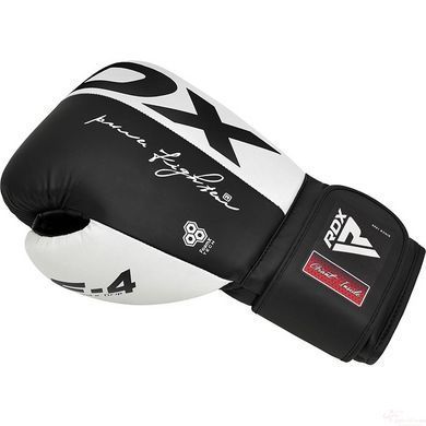 Боксерские перчатки RDX F4 White 12 унций