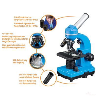 Микроскоп Bresser Biolux SEL 40x-1600x Red (смартфон-адаптер) (8855600E8G000)