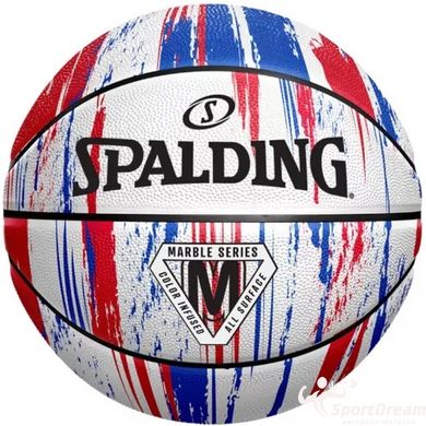 Мяч баскетбольный 7 Spalding Marble Ball 84399Z для улицы