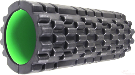 Массажный ролик Power System Fitness Foam Roller PS-4050 Black/Green, Зелений