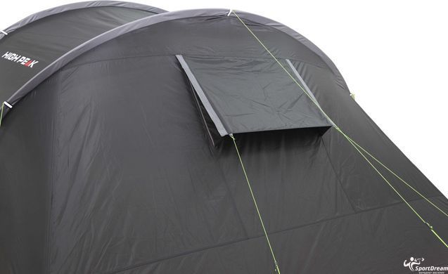 Палатка High Peak Paros 5 Dark Grey/Green (11566) + БЕСПЛАТНАЯ ДОСТАВКА