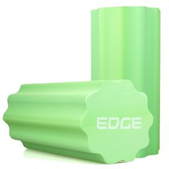 Массажный ролик EDGE профилированный YOGA Roller EVA RO3-45 зеленый (45*15см.)