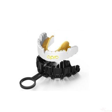 Капа OPRO Gold Braces під брекети доросла (вік 11+) White/Gold (art.102506004)