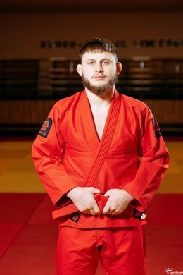 Красное кимоно для грипплинга и BJJ TM Kintayo &mdash; Профессиональное Ги 450 г/м&sup2; (рост 160 см)