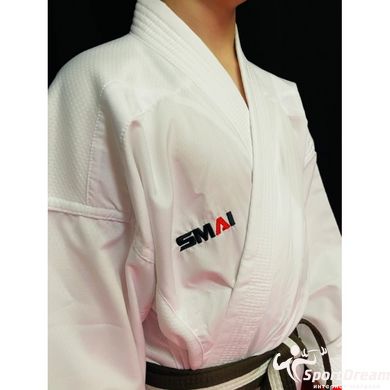 Кімоно для карате JIN KUMITE GI з ліцензією WKF біле SMAI AS-034 180 см, Розмір 000 (110)