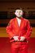Красное кимоно для грипплинга и BJJ TM Kintayo &mdash; Профессиональное Ги 450 г/м&sup2; (рост 160 см)