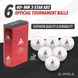 М'ячі для настільного тенісу Joola Prime 40+ White 6 шт (40031)