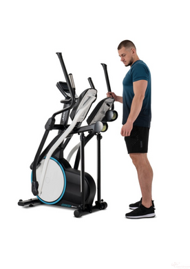 Орбитрек Hop-Sport HS-250CF Jucon черно-синий + мат