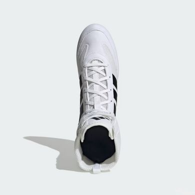 Обувь для бокса (боксерки) Adidas Box Hog Classic белая JS4436 размер 40.5 RU 8