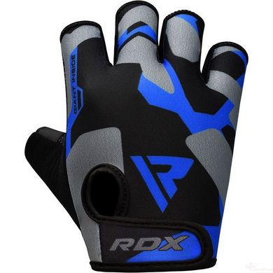 Рукавички для фітнесу RDX F6 Sumblimation Blue S, S