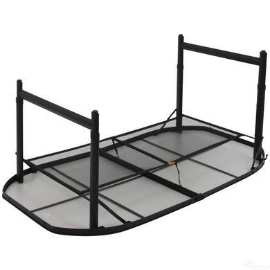 Стол Bo-Camp Northgate Oval 150x80 cm Black/Grey (1404188) + БЕСПЛАТНАЯ ДОСТАВКА