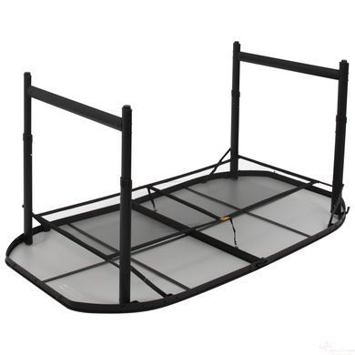 Стол Bo-Camp Northgate Oval 150x80 cm Black/Grey (1404188) + БЕСПЛАТНАЯ ДОСТАВКА
