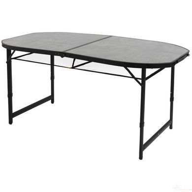 Стол Bo-Camp Northgate Oval 150x80 cm Black/Grey (1404188) + БЕСПЛАТНАЯ ДОСТАВКА