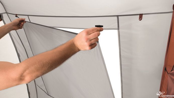 Палатка Easy Camp Huntsville 400 Red (120383) + БЕСПЛАТНАЯ ДОСТАВКА