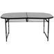 Стол Bo-Camp Northgate Oval 150x80 cm Black/Grey (1404188) + БЕСПЛАТНАЯ ДОСТАВКА