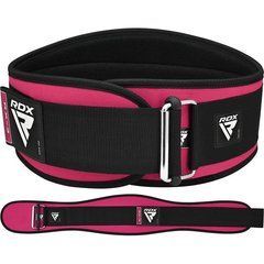 Пояс для тяжелой атлетики RDX RX3 EVA Curve неопреновый SHARP PINK-S