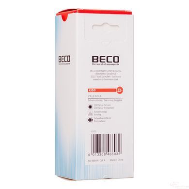 Очки для плавания BECO Valencia 99044 4 розовый 12+