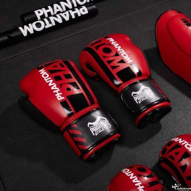 Боксерські рукавиці Phantom APEX Red 10 унцій, Бинти 4м. в подарунок (2406837741)