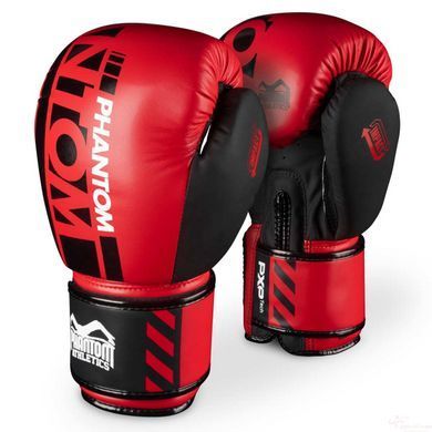 Боксерські рукавиці Phantom APEX Red 10 унцій, Бинти 4м. в подарунок (2406837741)