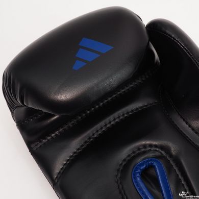 Боксерские перчатки Adidas Power 100 черный/синий PWR100TG 10 унций